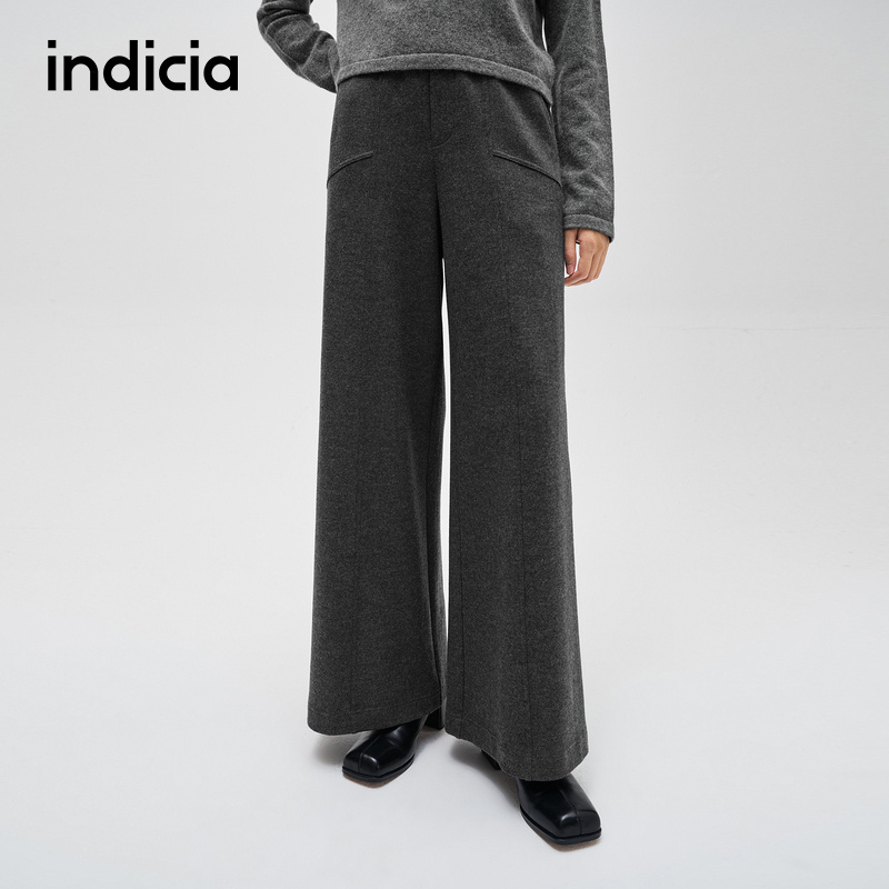 indicia标记简约时尚休闲裤