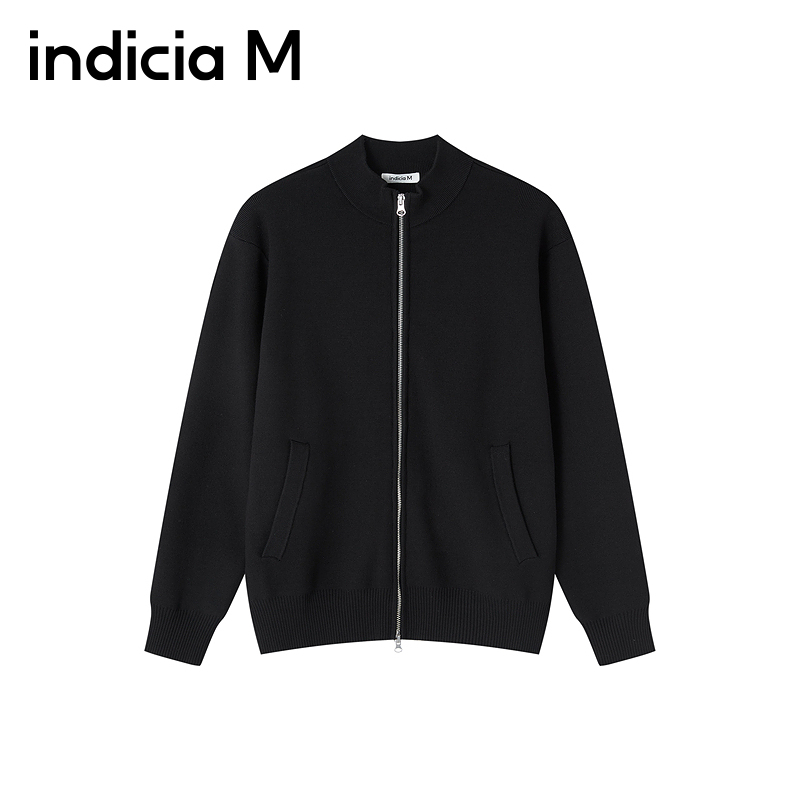 indiciaM标记男装商场同款2025冬季新款简约通勤风开衫M2D5KS181B