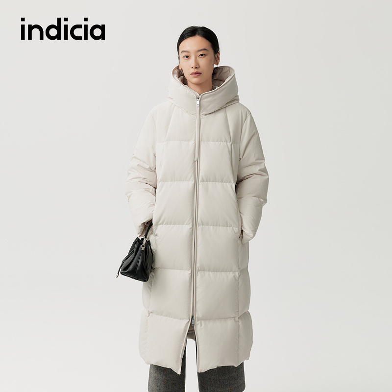 indicia标记商场同款2025冬季新款简约通勤保暖羽绒服 F2D5YR653C