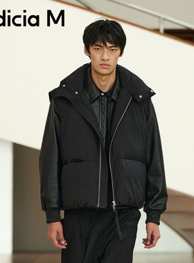 【秀场同款】indiciaM标记男装25新款简约通勤羽绒马甲M2D5YR191L