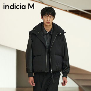 25新款 indiciaM标记男装 简约通勤羽绒马甲M2D5YR191L 秀场同款