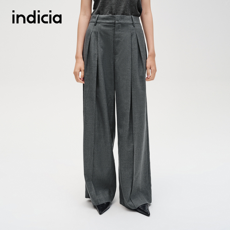 indicia标记通勤风气质西装裤