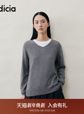 indicia标记2025冬新款简约气质多色可选亲肤柔软毛衫 L2D5MS290
