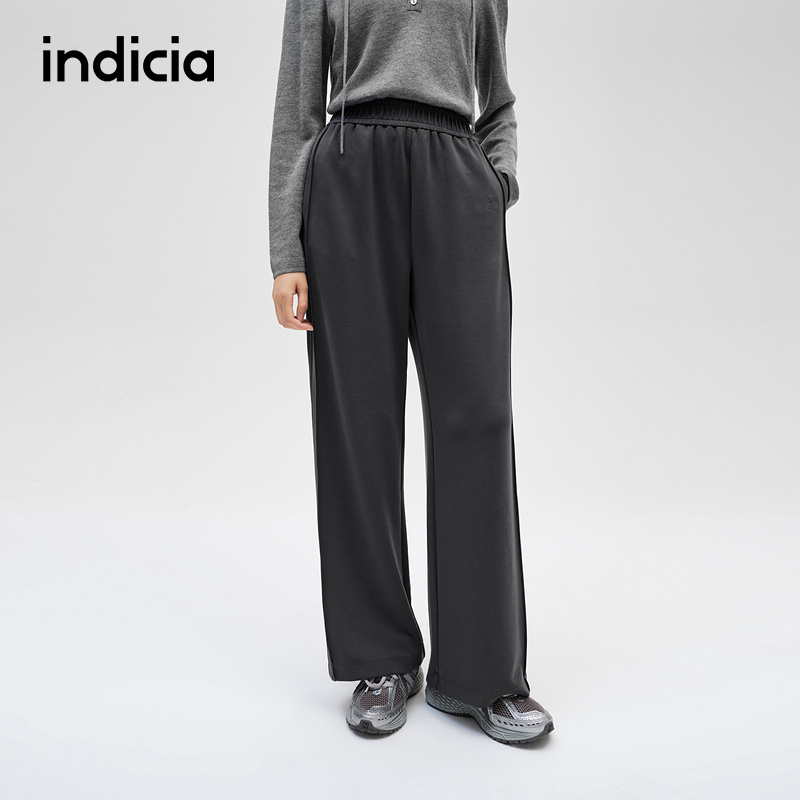 indicia标记简约通勤舒适休闲裤