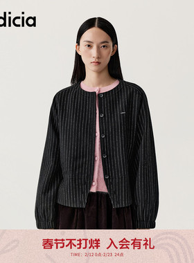 indicia标记2025冬新款复古优雅灯笼袖俏皮设计感短外套L2D5WT288