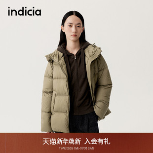 冬季 indicia标记90%鸭绒羽绒服保暖女款 F2D4YR679F 云朵羽绒