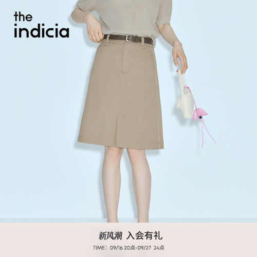 indicia标记2026秋季新款法式少女感温柔百搭半裙短裙 F2B6QZ164C