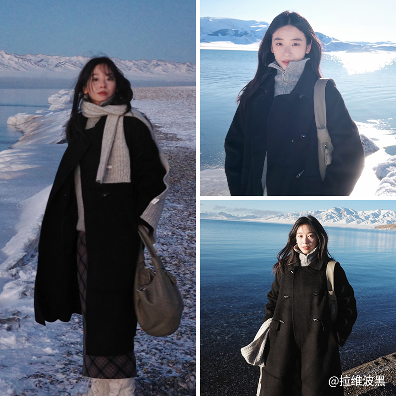 indicia标记通勤百搭毛呢外套