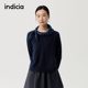 2025冬季 新款 设计感丝巾装 indicia标记商场同款 饰毛衫 F2D5MS561N