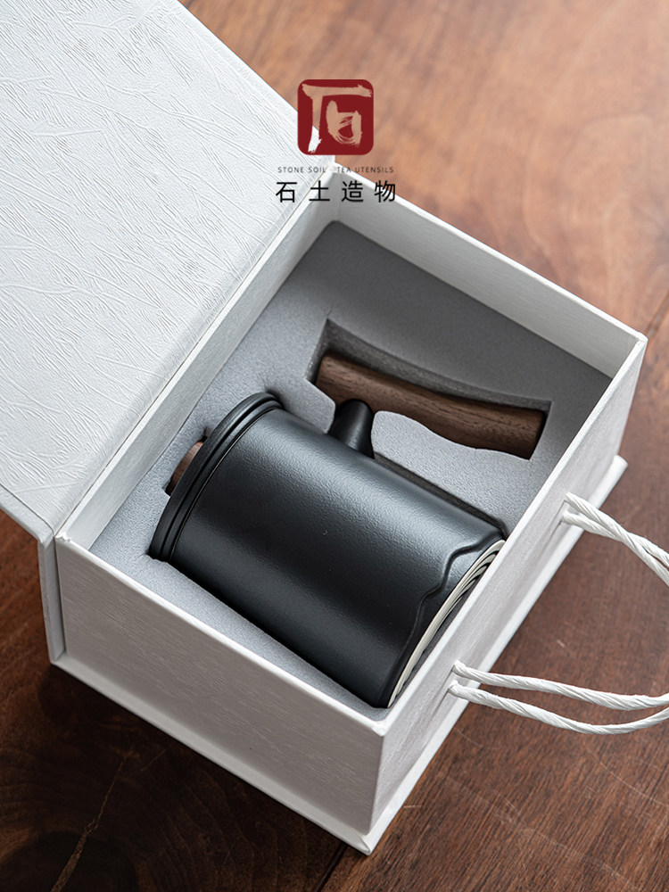 石创作陶瓷杯盖过滤器家庭办公室茶杯饮用杯茶水分离,餐饮具,马克杯,淘宝优惠券,粉丝福利购,淘宝优惠卷