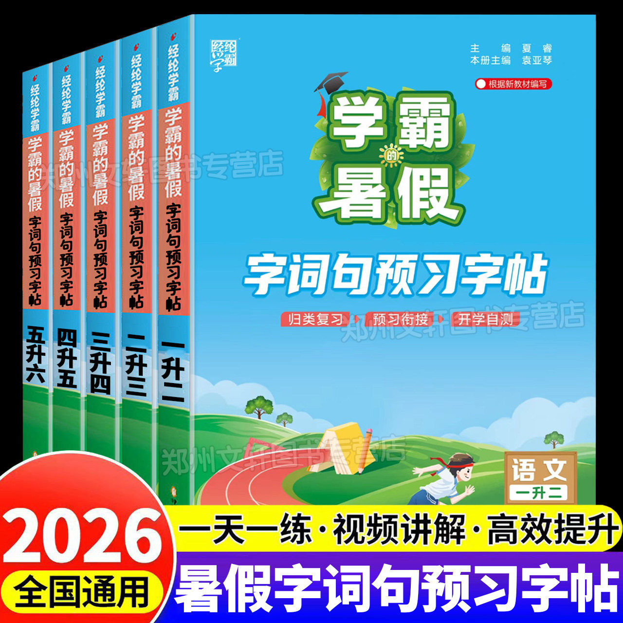 学霸的暑假字词句预习字帖练习册