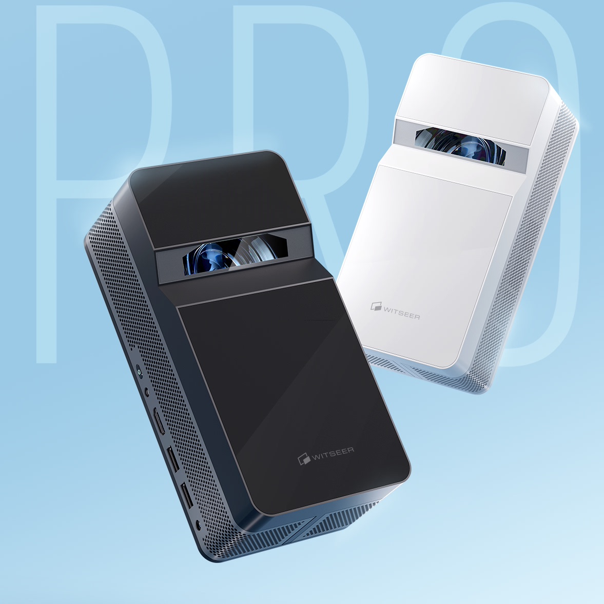 【海外版】慧氏P9Pro 超短焦投影仪家用1080P超高清手机无线投屏卧室客厅户外观影智能电视机家庭影院新款