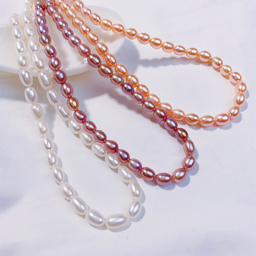 戴多美无镶嵌淡水珍珠米形