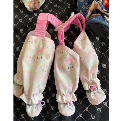 狗狗外出防尘裤狗狗防脏裤腿儿狗狗连鞋防脏裤比熊泰迪狗腿套洋气