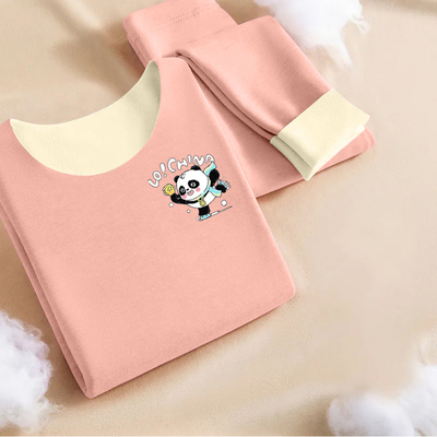 乐童谣秋冬季男女通用德绒套装