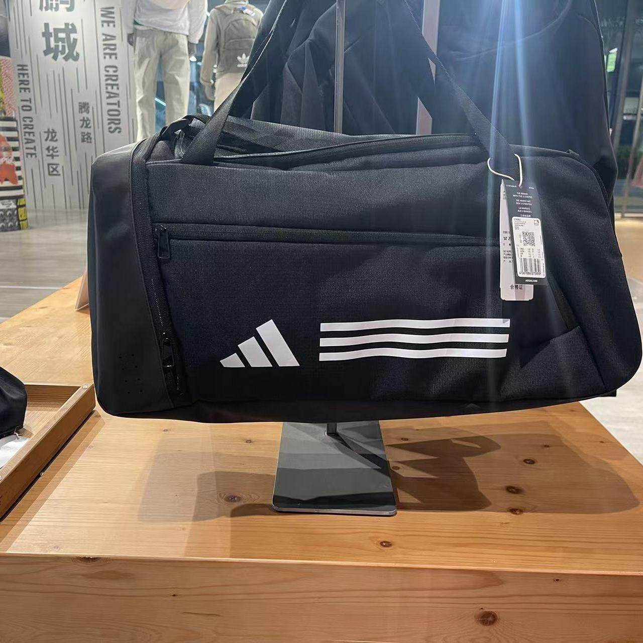 adidas阿迪达斯斜挎包运动健身包休闲旅行包手提包男训练包单肩包