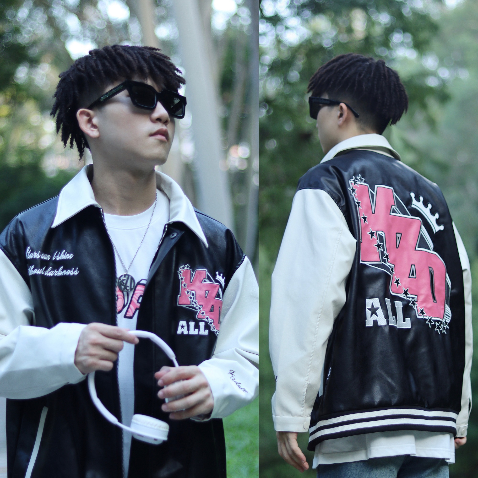 KZDALL原创皮衣赛车服秋冬外套