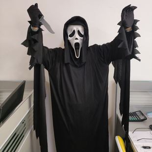 Zombie Costum Halloween Male Death Ghost Scream Adult Horror