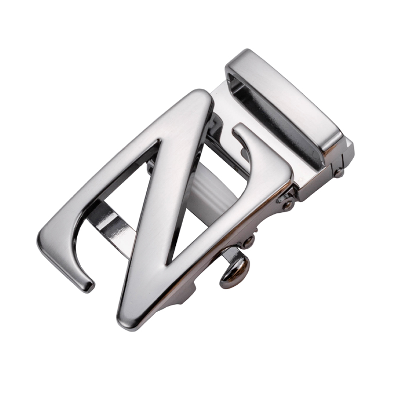 男士皮带头无孔无牙腰带扣合金无牙自动扣3.5光面裤带卡扣休闲