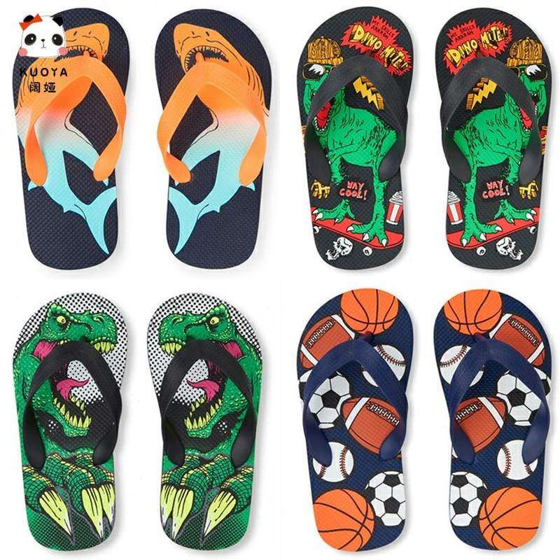 男童软底防滑人字拖鞋夹脚舒适外穿凉拖沙滩海边35码37码夏天潮33