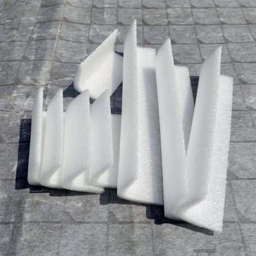 白色epe珍珠棉l型护边u型护角条泡沫护角防撞壁厚10mm江浙沪包邮