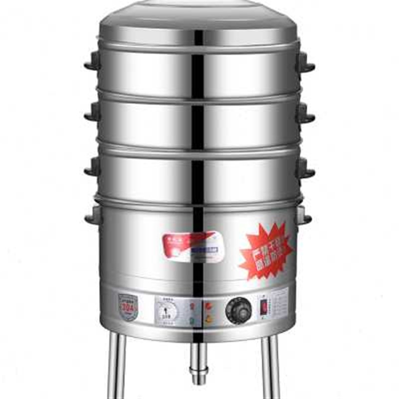 不锈钢电蒸笼商用定时电蒸锅特大号多层蒸包炉大容量X蒸包子机摆