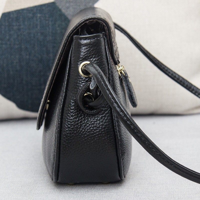 女包2021新款潮小猪包真皮小包包头层牛皮简约小挎包女迷你马鞍包