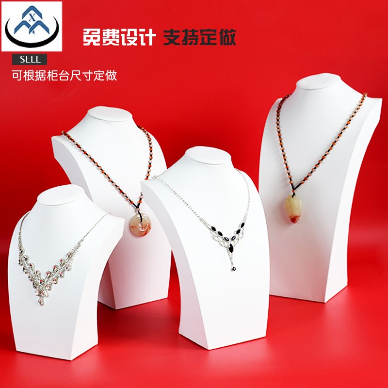 首饰人像展示项链展示架模特珠宝脖子道具橱窗饰品颈脖模特摆件