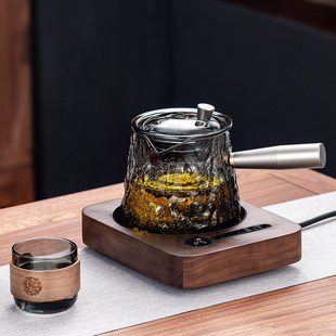 超薄电陶炉保温小型煮茶器A加厚防爆玻璃N煮茶壶泡烧水茶具套 新款