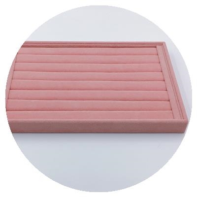 粉色冰花首饰托盘j格盘耳环耳钉戒指项链手链手镯吊坠珍珠展示收