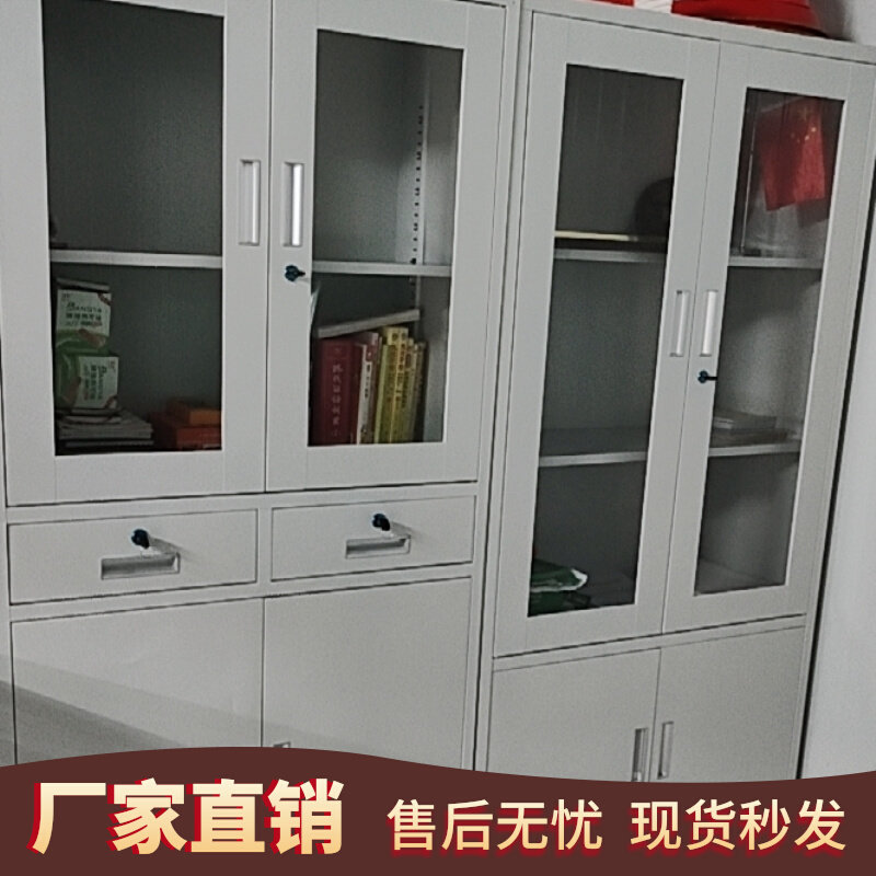 书柜带门满墙落地简约书架整墙组合烤漆白色置物格子实木多层现代