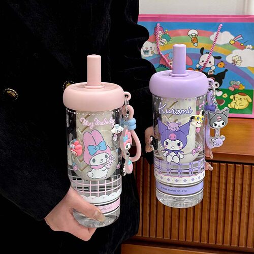 三丽鸥水杯女生高颜值塑料随手杯