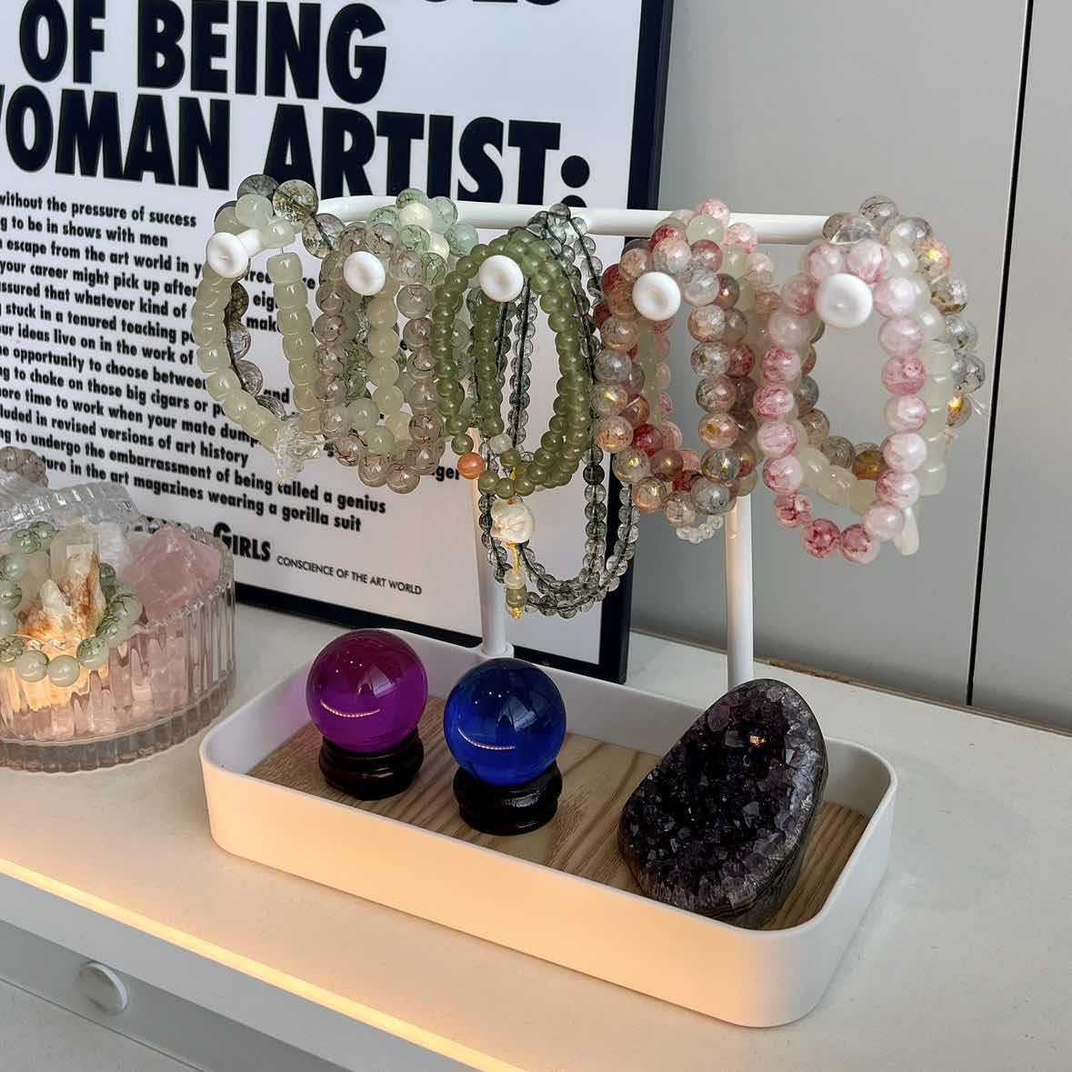 文玩水晶手串精致高级展示架