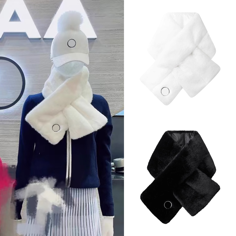 高尔夫女士球服25时尚百搭围脖户外运动防风抗寒保暖气质简约围巾