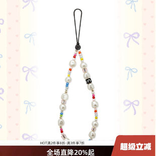 CASETIFY现货丨CASET链条联名短挂绳七彩珠饰手链男女明星同款