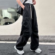 初中生夏装裤子大童高中女生宽松洋气阔腿长款2025新款春秋工装裤