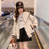 夹克儿童炸街网红上衣 洋气女大童时髦春装 女童外套春秋款 2025新款