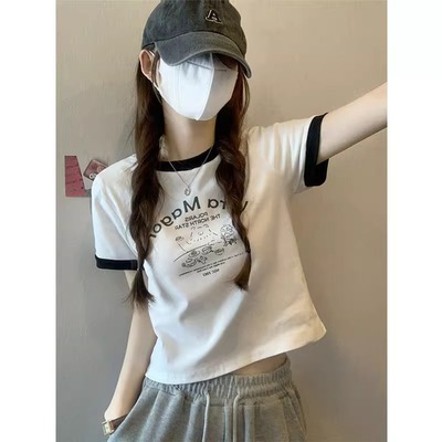 短袖T恤女童夏季初高中学生上衣