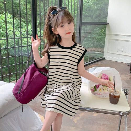 女童夏装连衣裙儿童T恤裙