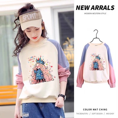 女童卫衣春秋款儿童秋装上衣洋气