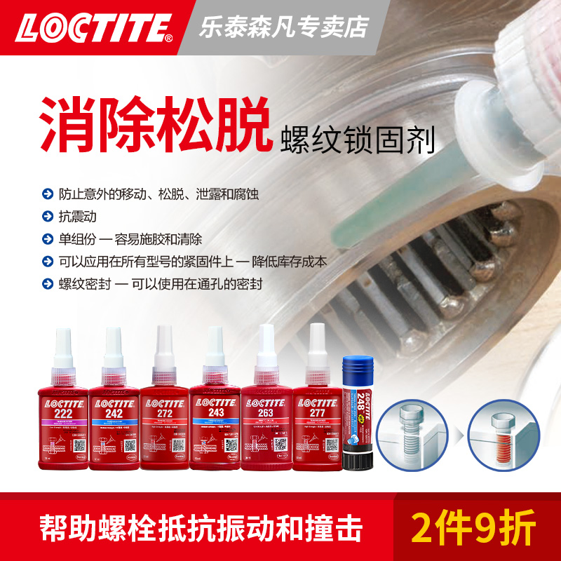 Loctite/乐泰螺纹胶厌氧锁固密封