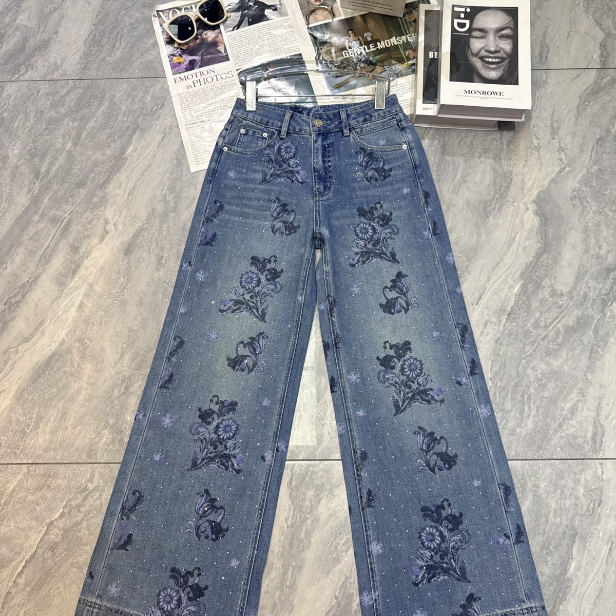 米米26年早春早春上新复古优雅气质显瘦牛仔裤xx8095,女装/女士精品,休闲裤,淘宝优惠券,粉丝福利购,淘宝优惠卷