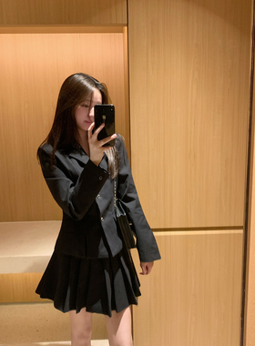 米米店26年早春韩系减龄jk学院风西装(小个子必入)PS68121