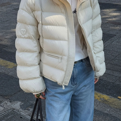 米米冬上新立领排骨保暖气质羽绒服保暖羽绒服外套j725