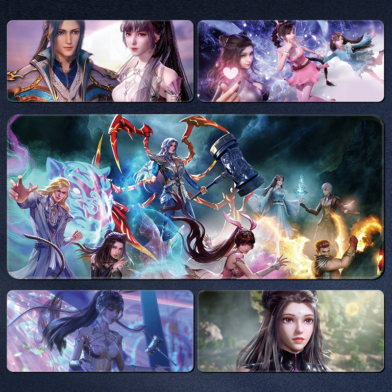 斗罗大陆鼠标垫唐三小舞比比东千仞雪学生动漫二次元小号便携定制