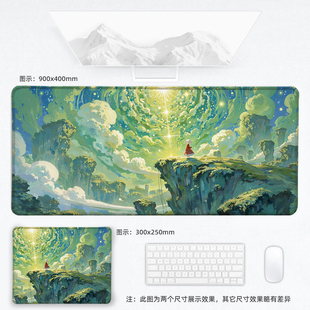 鼠标垫超大号女生可爱卡通笔记本办公创意电脑键盘书桌垫