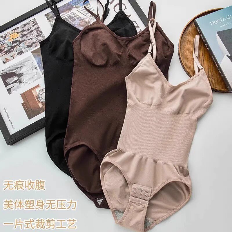 skim跨境欧美紧身连体塑身衣吊带