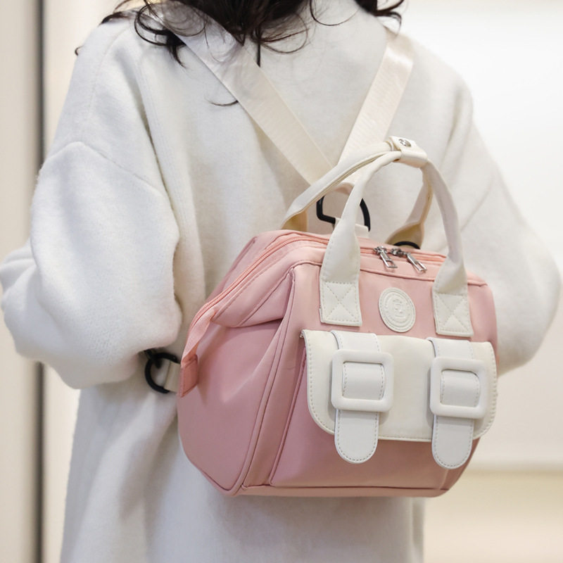 新款多功能双肩母婴包妈妈外出遛娃轻便时尚手提妈咪包单肩斜挎包