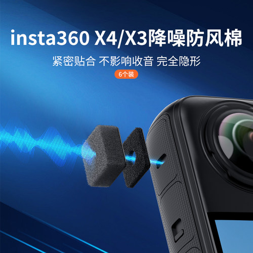 UURIG优瑞格Insta360X4防风棉