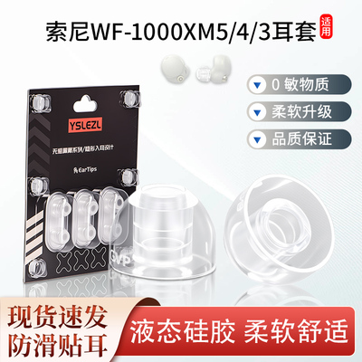 适用索尼WF-1000XM5/4/3耳机塞入耳式降噪豆耳帽防滑贴合耳套配件
